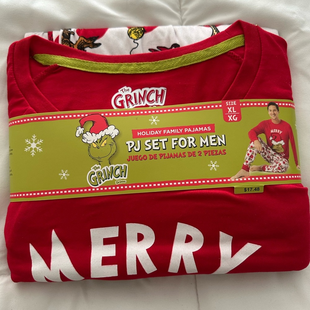 The Grinch Holiday Pajama Set for Men